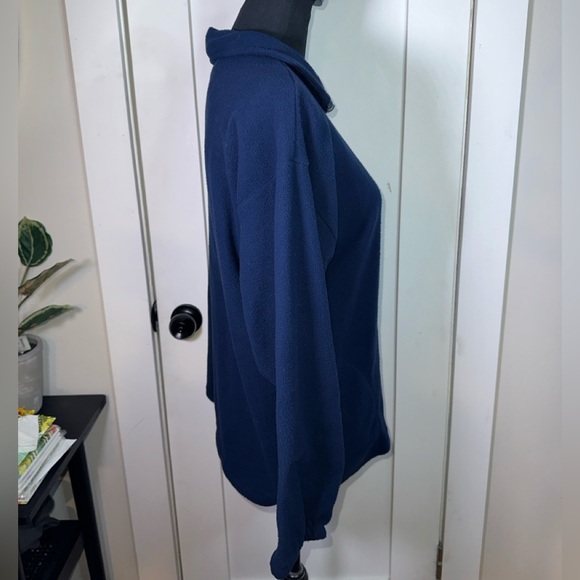 Vintage Navy Blue USA Olympic Embroidered Fleece Jacket - Picture 8 of 9